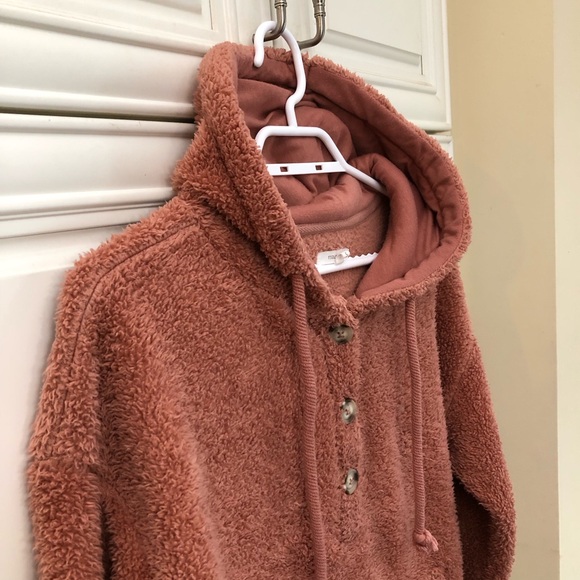 Maurices women’s sherpa hoodie - Picture 6 of 14
